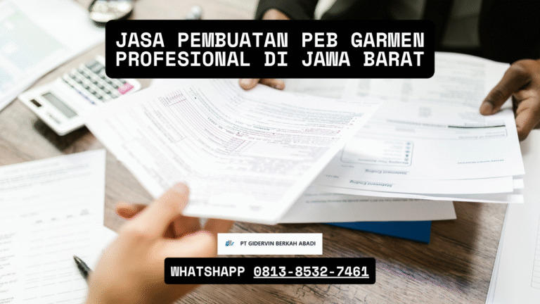 Jasa Pembuatan PEB Garmen