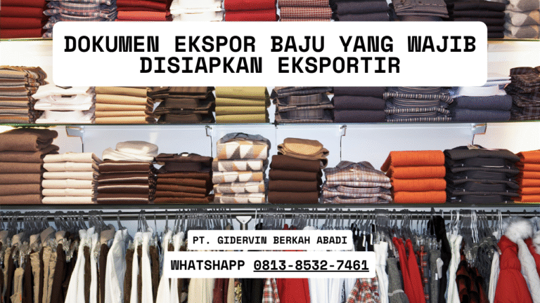 Dokumen Ekspor Baju