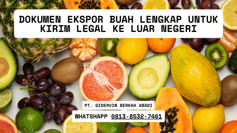 Dokumen Ekspor Buah