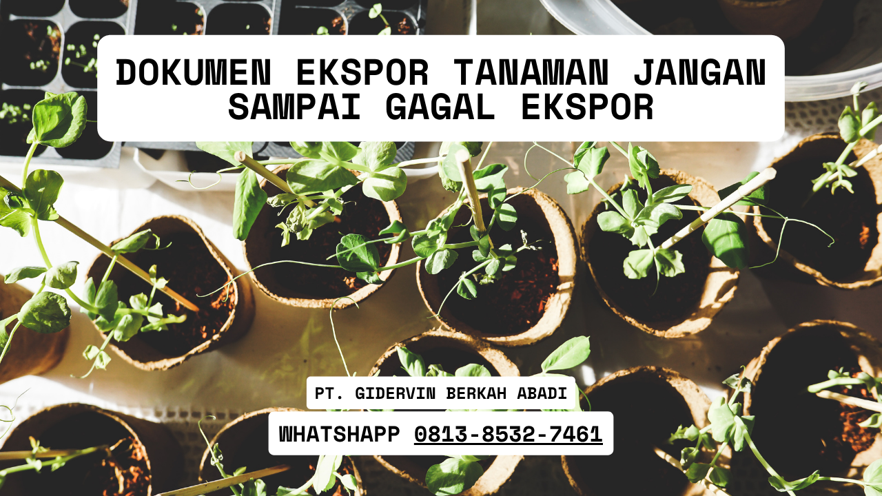 Dokumen Ekspor Tanaman