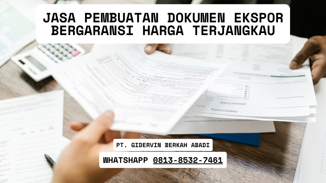 Jasa Pembuatan Dokumen Ekspor